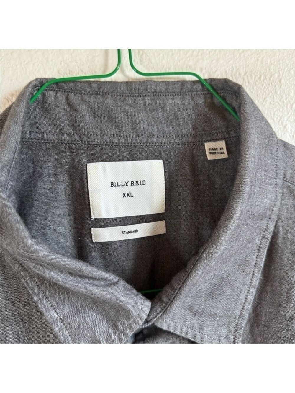BILLY REID [Nordstrom] Grey Button Down - Picture 4 of 7